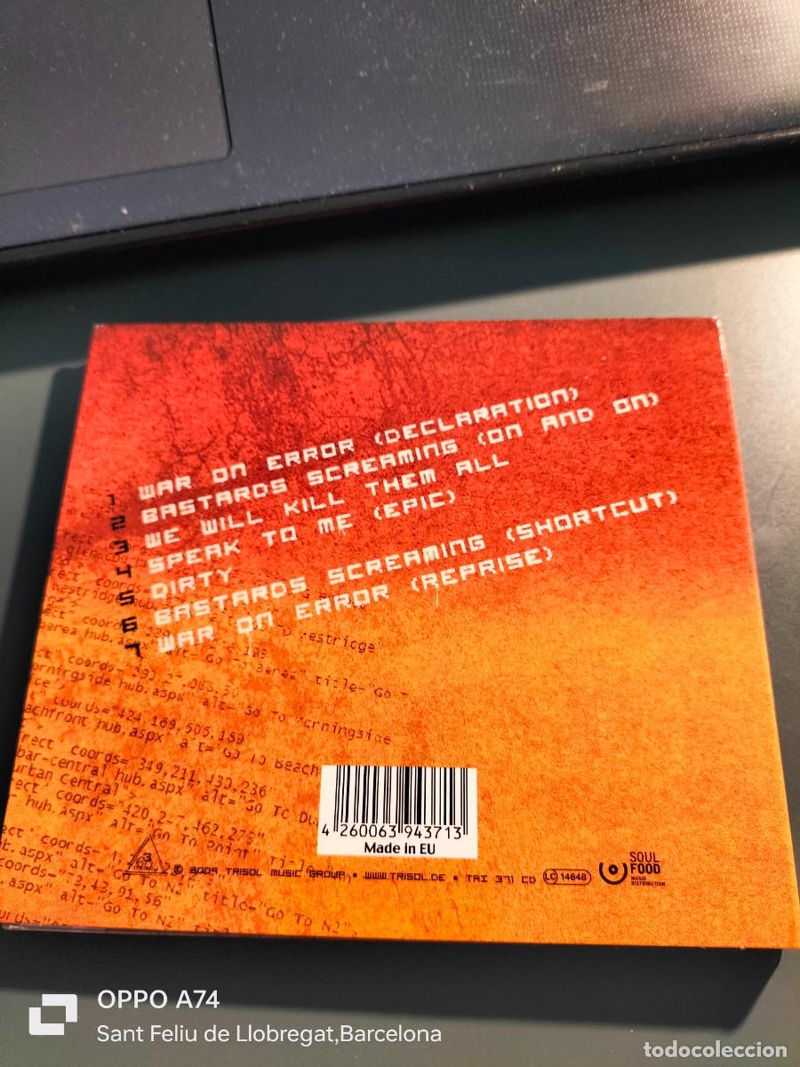 CDs de m&uacute;sica: RAR CD. ROTERSAND. WAR ON ERROR. DIGIPACK - Foto 2