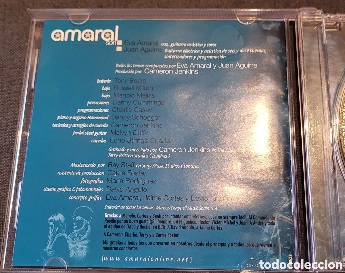 CDs de m&uacute;sica: Amaral CD 2002 Estrella de Mar - Foto 5