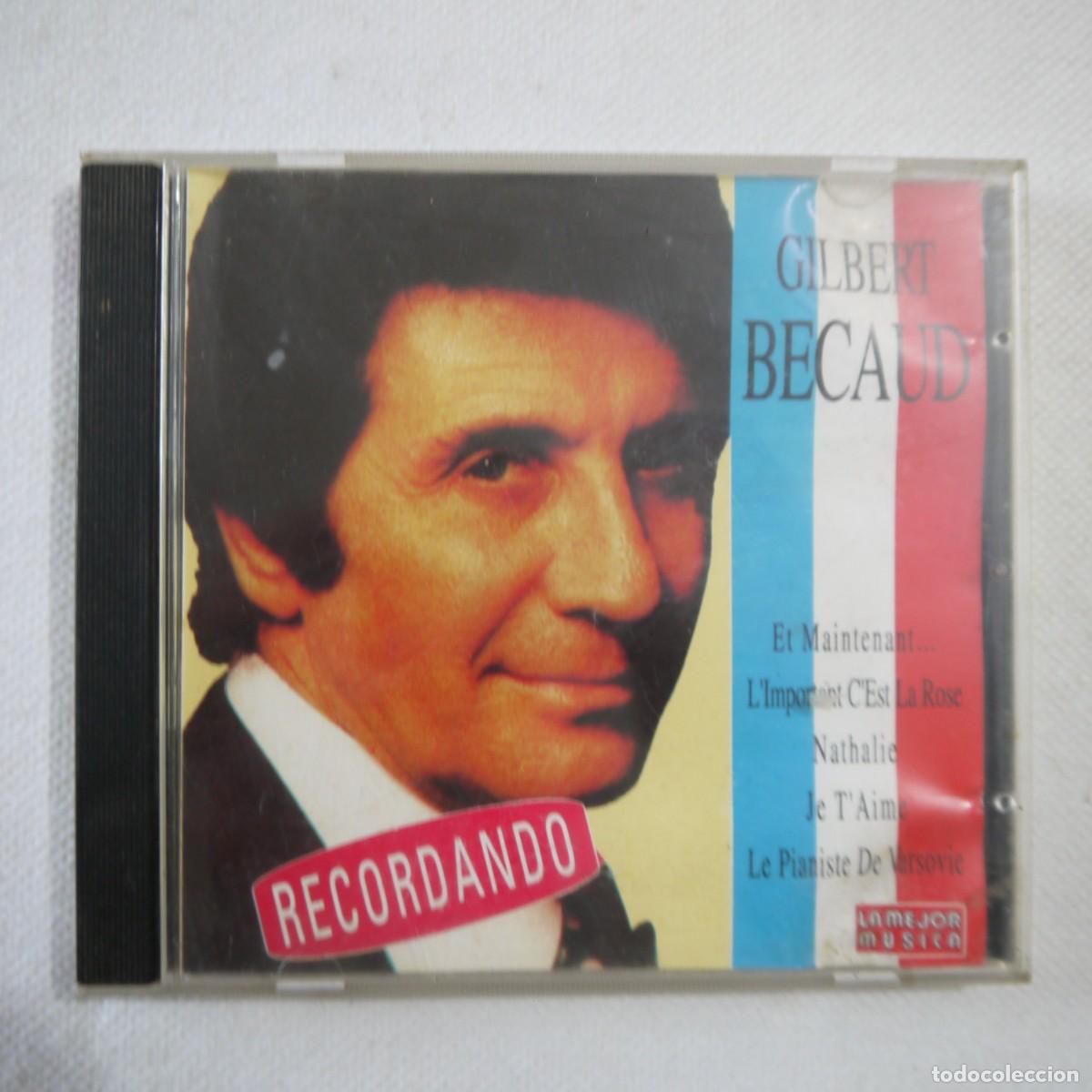 CDs de m&uacute;sica: GILBERT BECAUD - RECORDANDO - CD 1995 - Foto 1