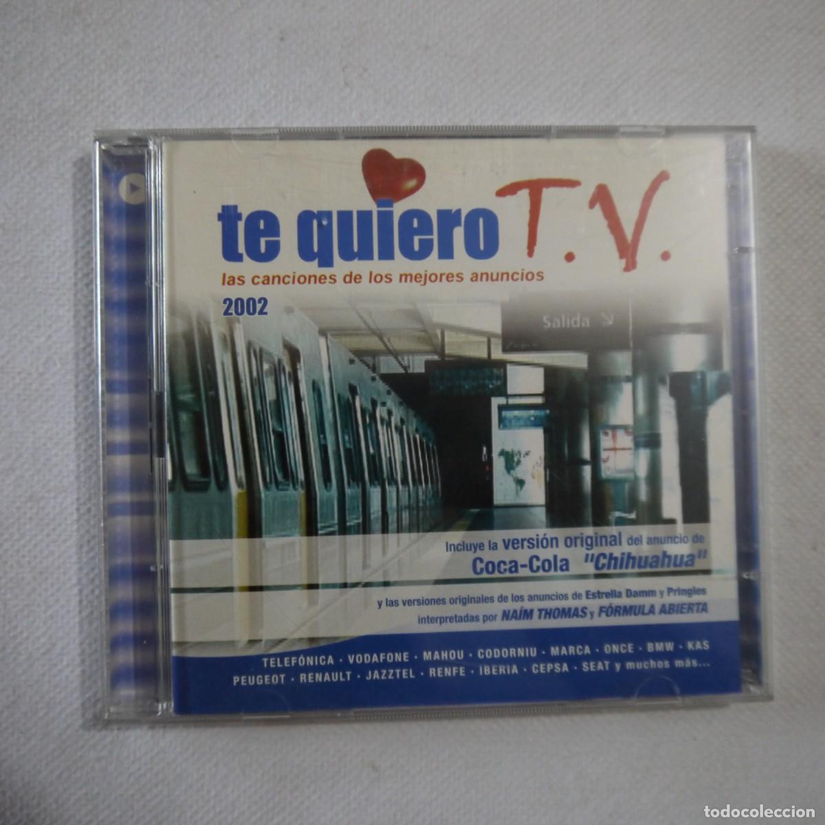 CDs de m&uacute;sica: TE QUIERO T.V. - LAS CANCIONES DE LOS MEJORES ANUNCIOS - 2 CD 2002