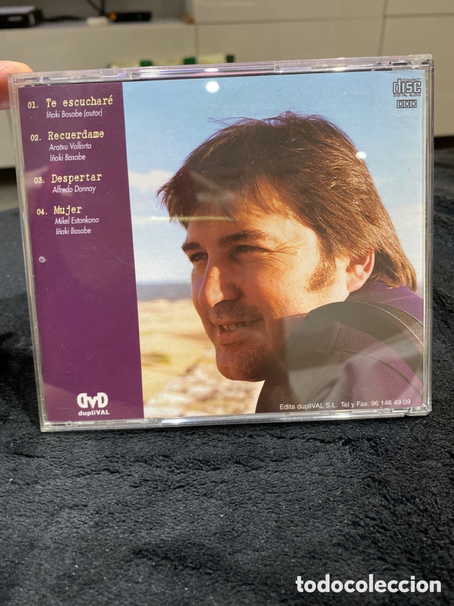 CDs de m&uacute;sica: CD I&Ntilde;AKI BASABE. POEMAS DE AMOR. - Foto 2