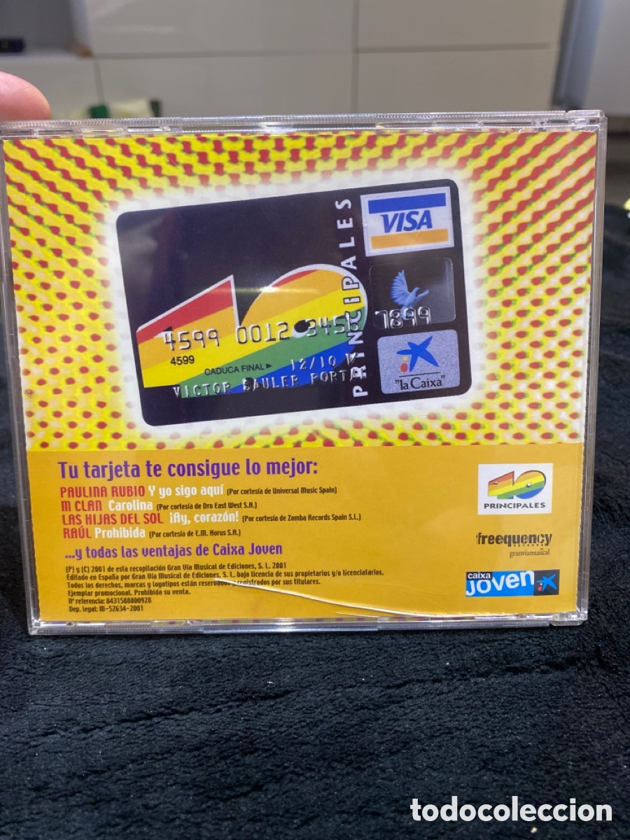 CDs de m&uacute;sica: CD LOS N&Uacute;MERO 1 DEL 2001. LOS 40 PRINCIPALES. - Foto 2