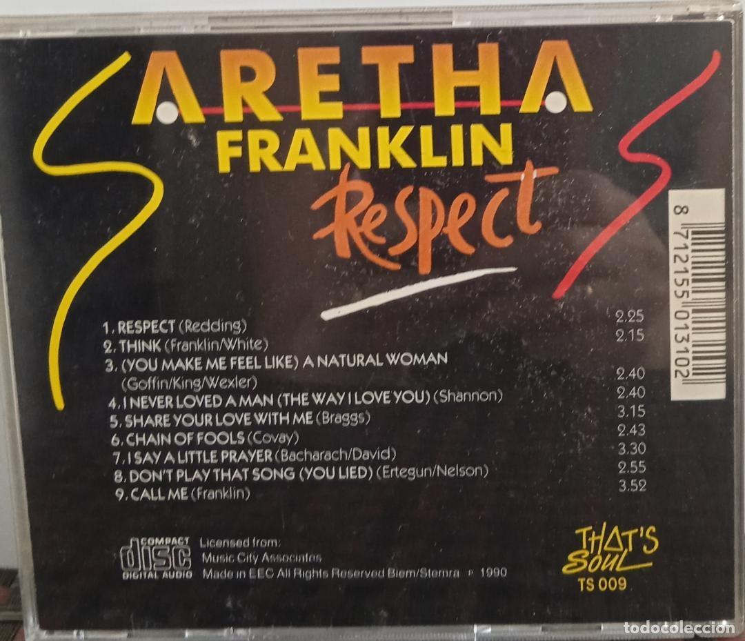 CDs de m&uacute;sica: ARETHA FRANKLIN - RESPECT - Foto 2