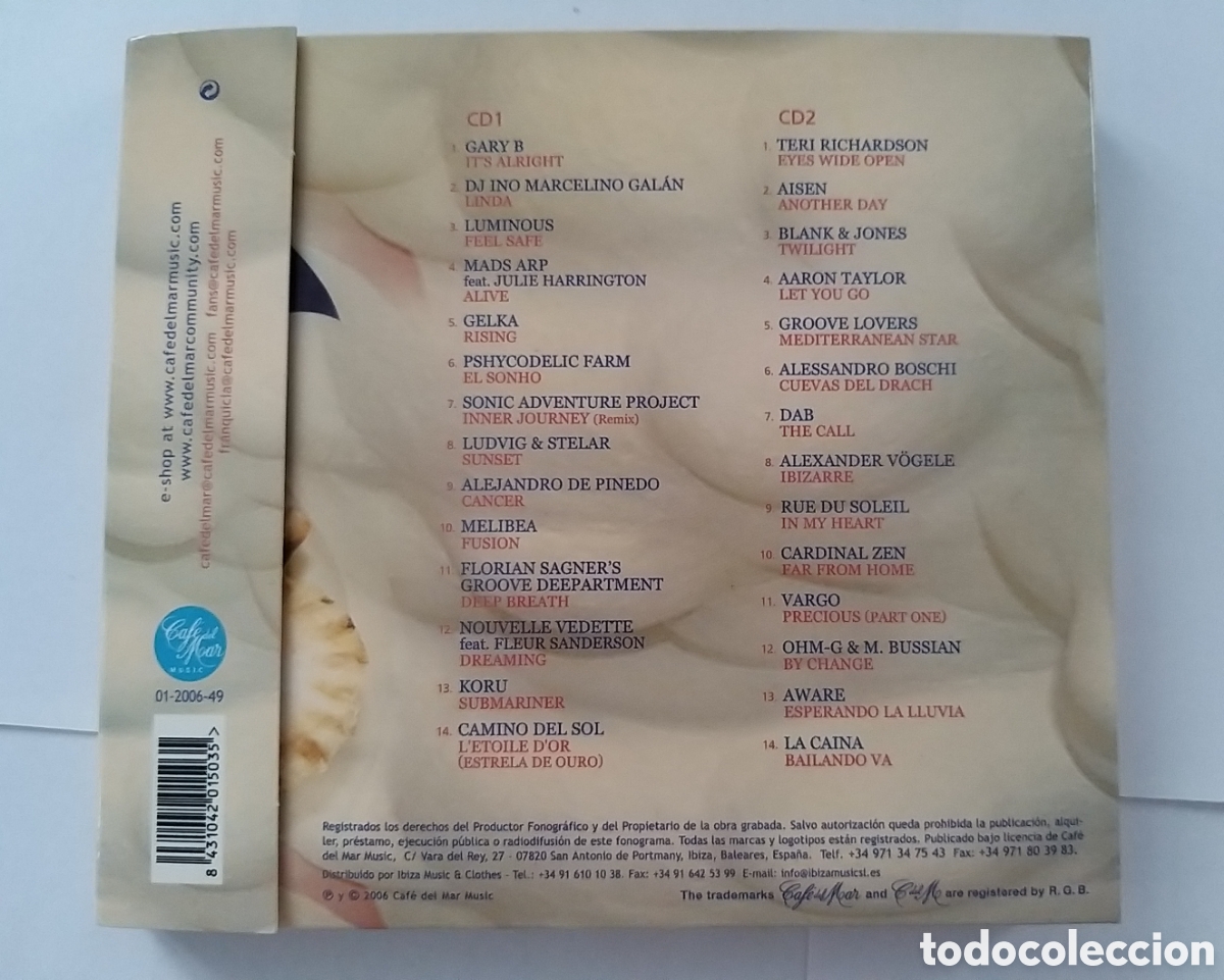CDs de m&uacute;sica: CAFE DEL MAR - DREAMS 4 - 2 CD SET - Foto 2