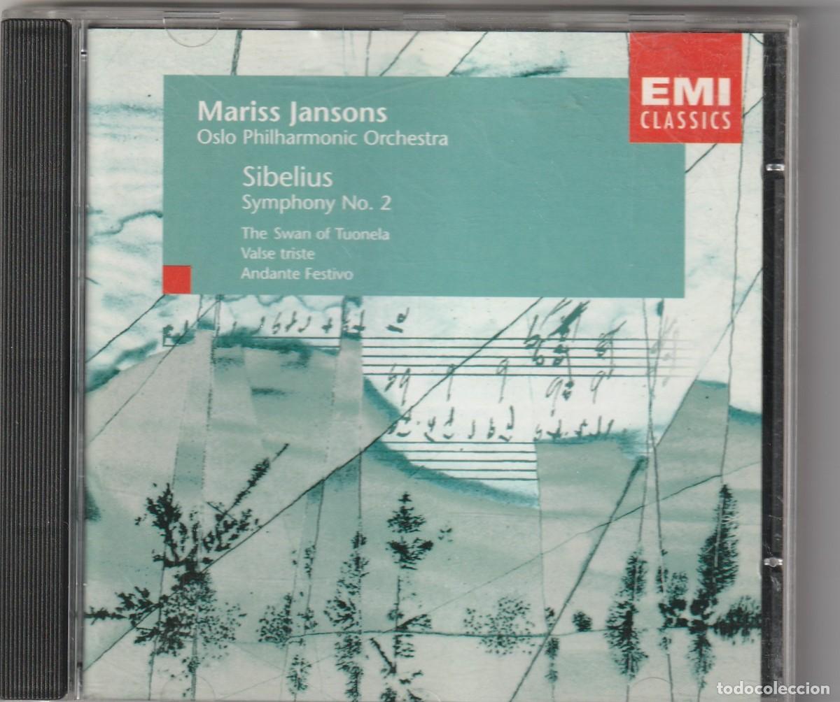 CDs de m&uacute;sica: SIBELIUS - SYMPHONY NO.2 - MARISS JANSONS (CD EMI 1996) - Foto 1