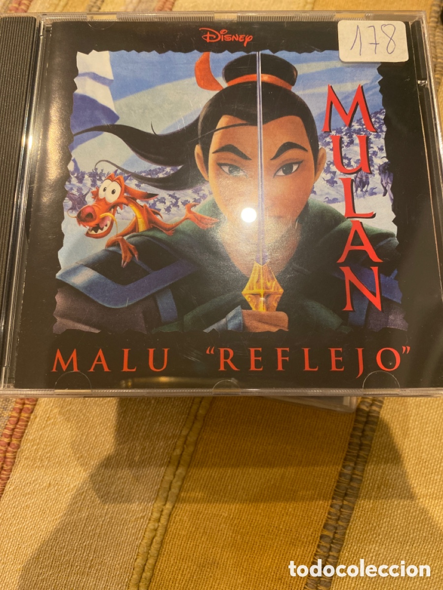 CDs de m&uacute;sica: MALU - REFLEJO CD SINGLE 1 TEMA EN CAJA STANDARD BSO MULAN - Foto 1