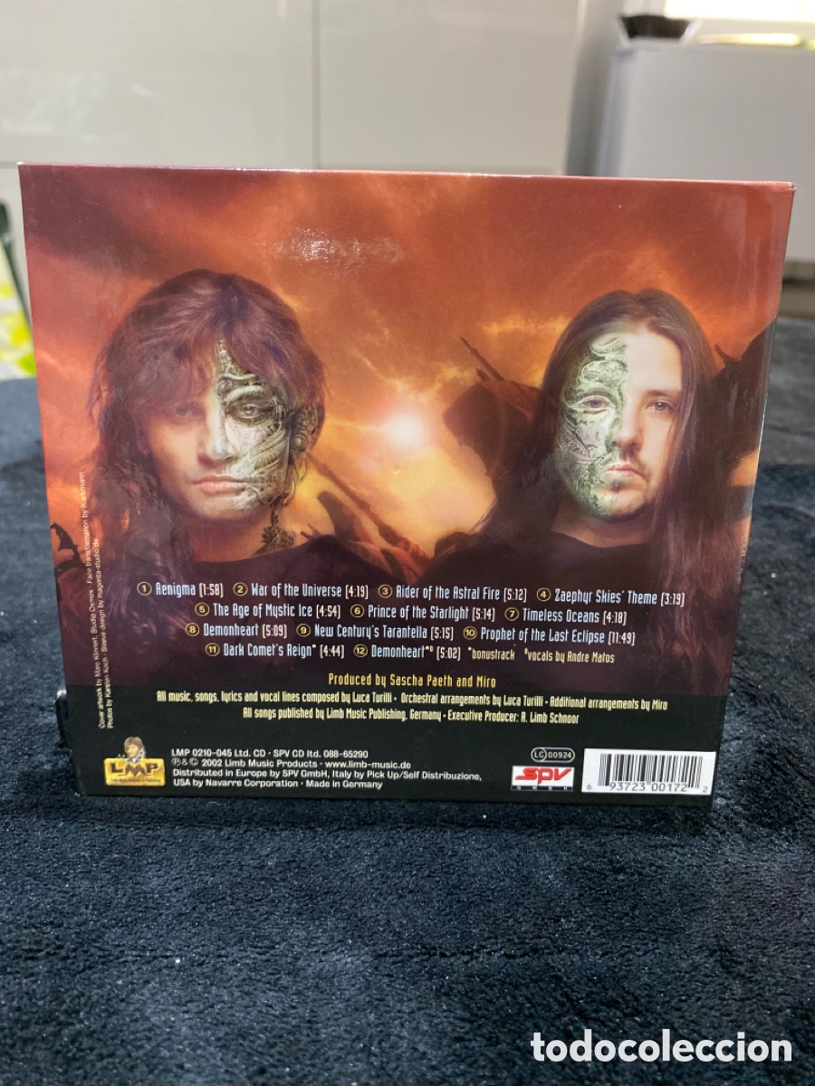 CDs de m&uacute;sica: CD LUCA TURILLI, PROFHET OF THE LAST ECLIPSE. EDICI&Oacute;N LIMITADA - Foto 2