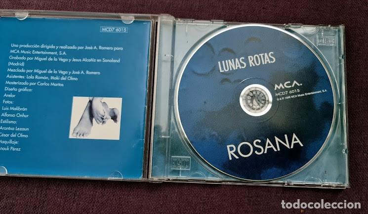 CDs de m&uacute;sica: ROSANA &rdquo;LUNAS ROTAS&rdquo; CD 1996 - Foto 2