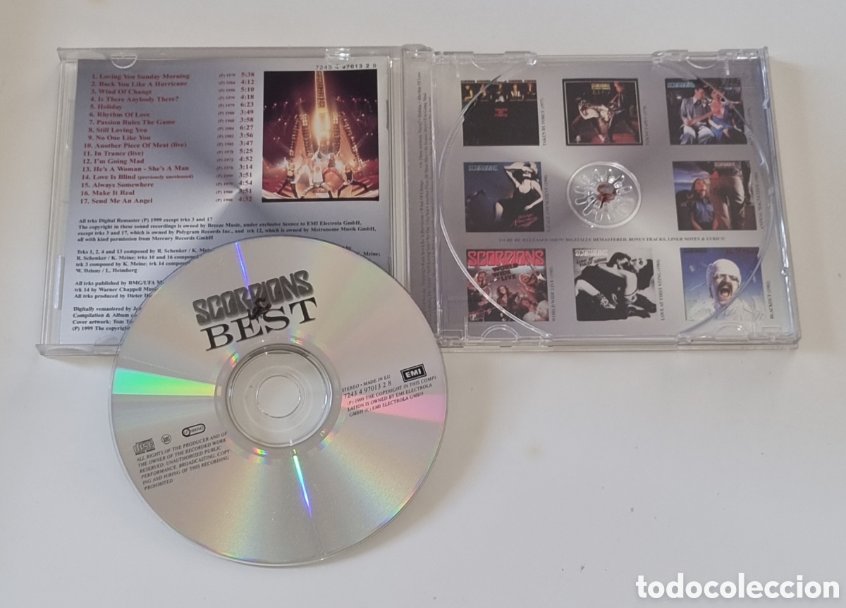 CDs de m&uacute;sica: SCORPIONS / CD / BEST - Foto 2