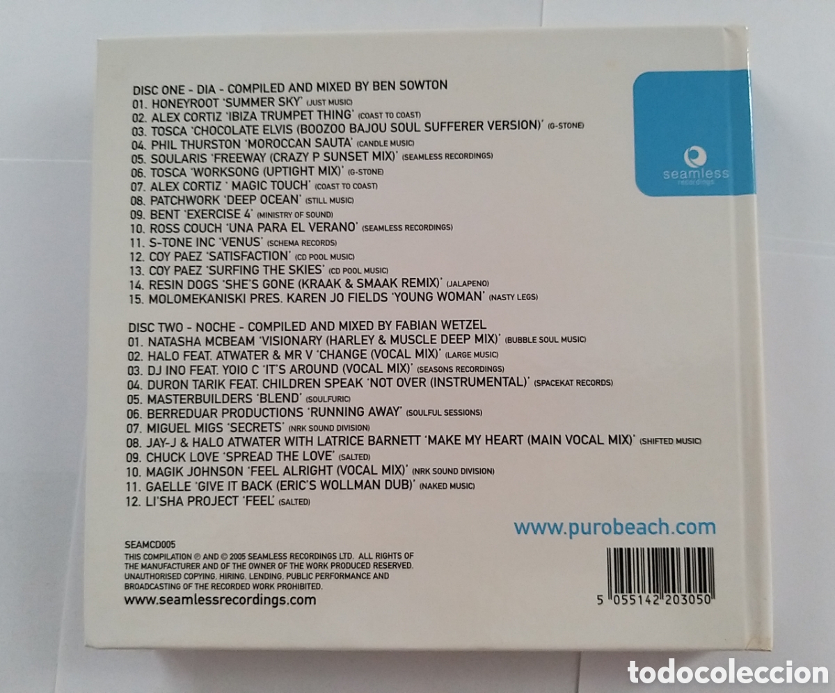 CDs de m&uacute;sica: OASIS DEL MAR - PUROBEACH - 2 CD SET - Foto 2
