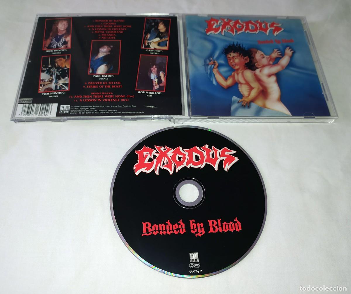 CDs de m&uacute;sica: CD EXODUS - BONDED BY BLOOD - Foto 2