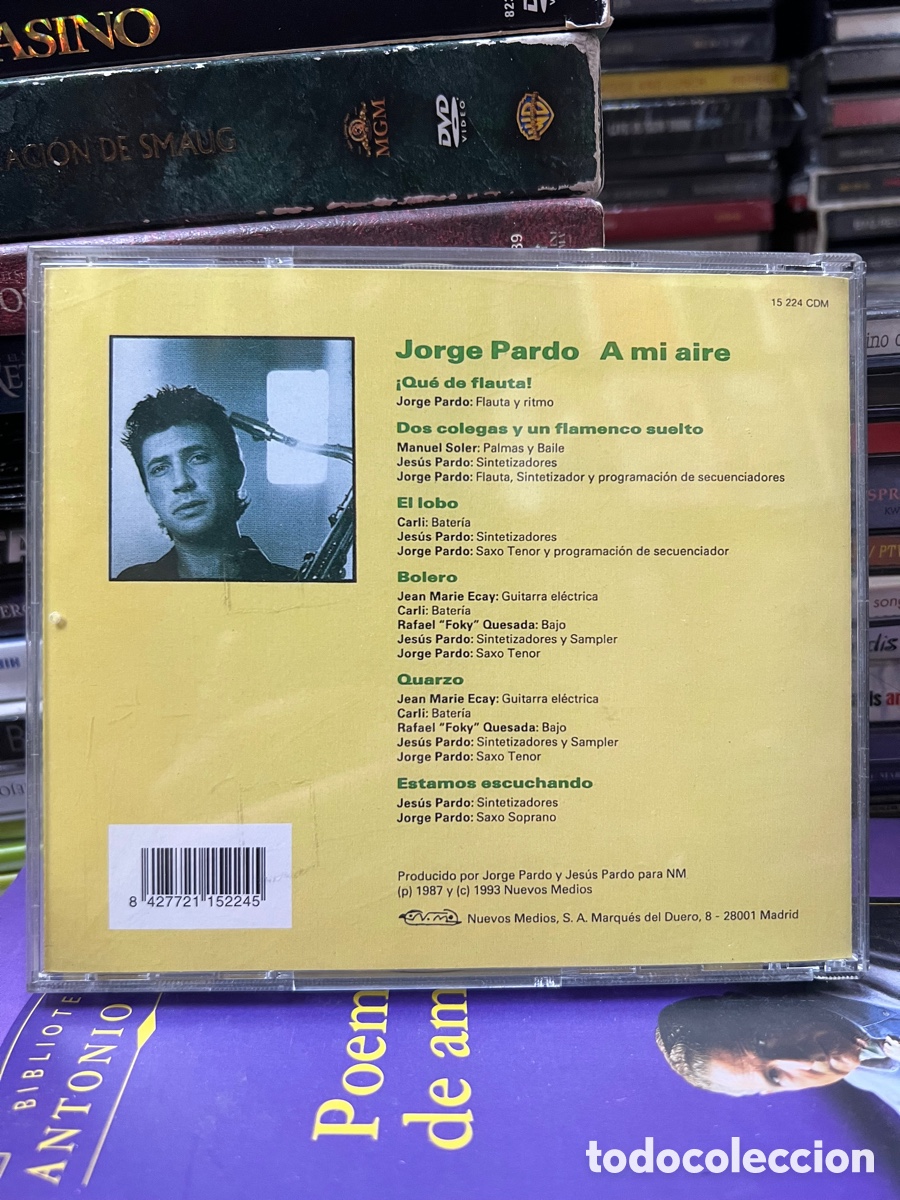 CDs de m&uacute;sica: Jorge Pardo A mi aire - Foto 2