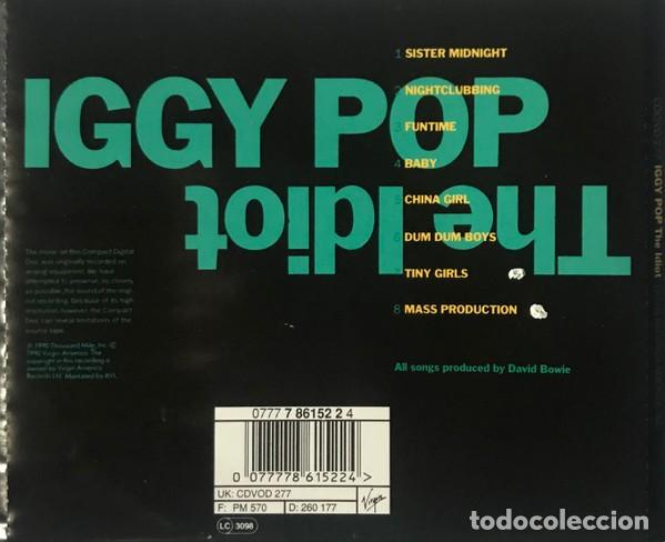 CDs de m&uacute;sica: Iggy Pop &lrm;&ndash; The Idiot - CD - Foto 2