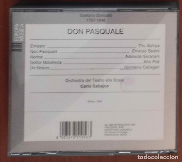 CDs de m&uacute;sica: &Oacute;pera de Donizzeti: Don Pasquale - Foto 2