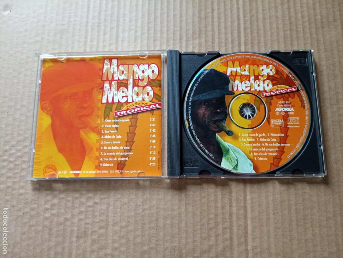 CDs de m&uacute;sica: MANGO MELAO - CON SABOR TROPICAL CD 2000 CUMBIA - Foto 2