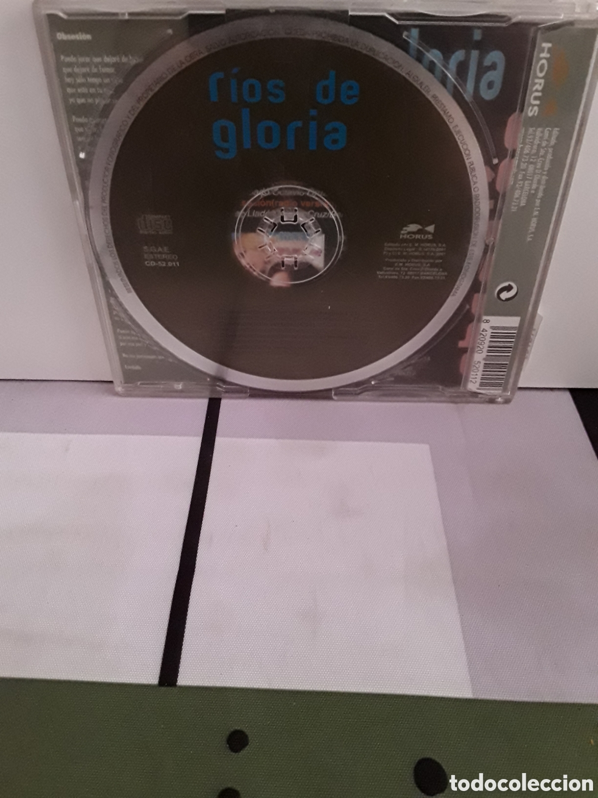 CDs de m&uacute;sica: R&iacute;os De Gloria &lrm;&ndash; Obsesi&oacute;n - Foto 2
