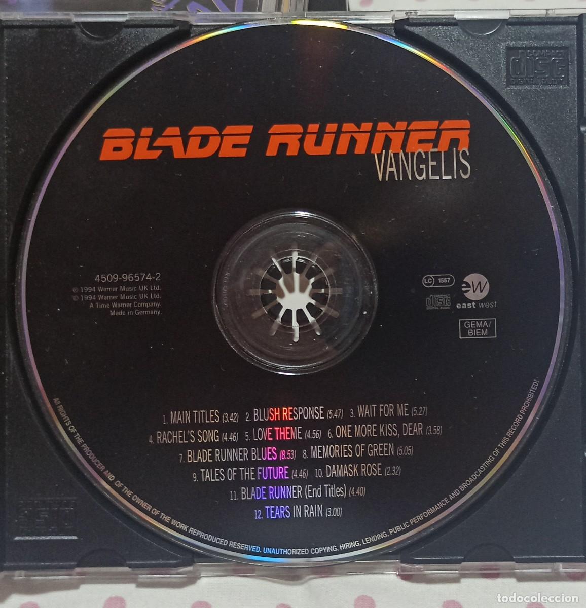CDs de m&uacute;sica: Soundtrack Blade Runner - Vangelis - Foto 4