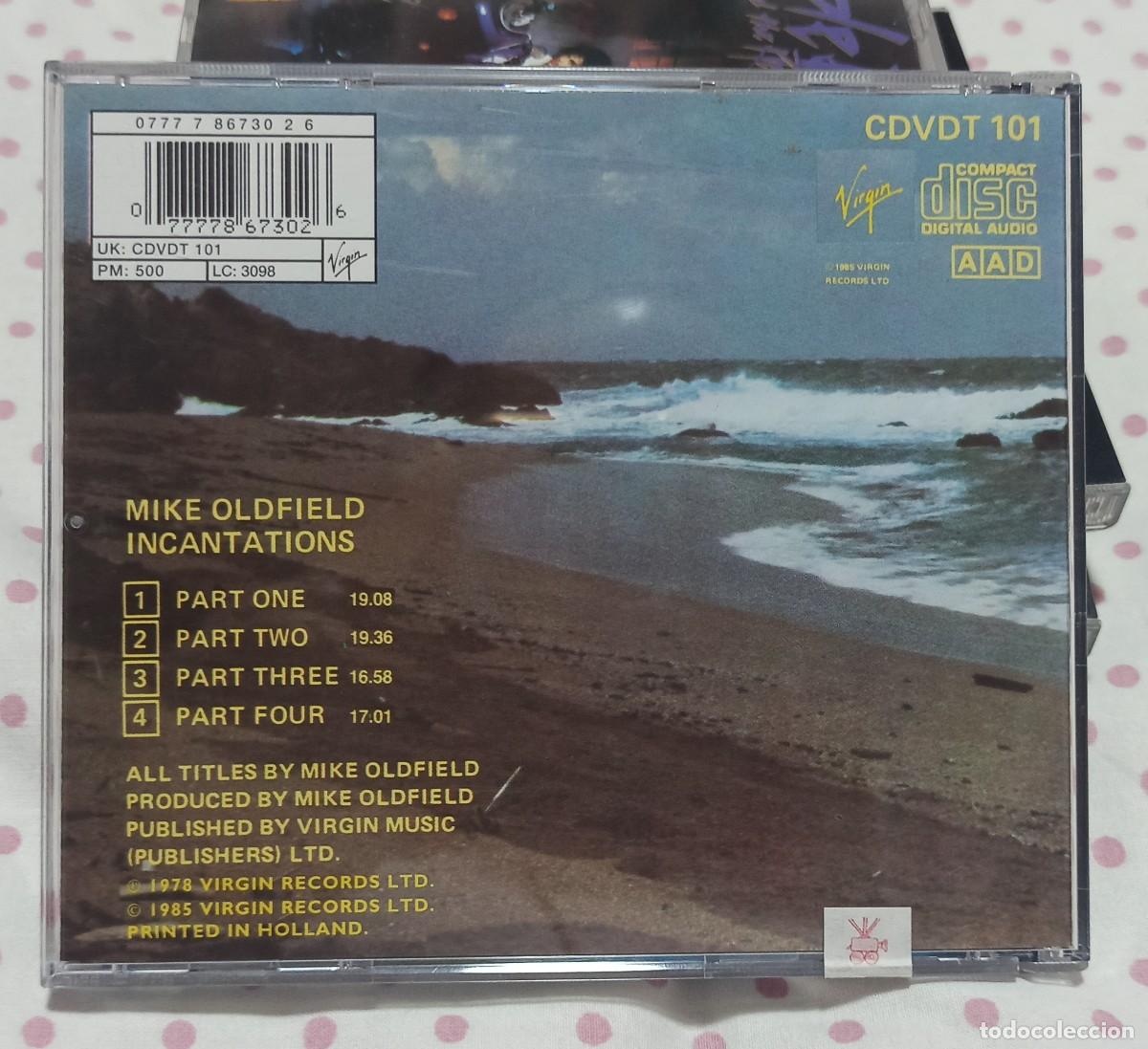 CDs de m&uacute;sica: CD Incatations - Mike Oldfield - Foto 2