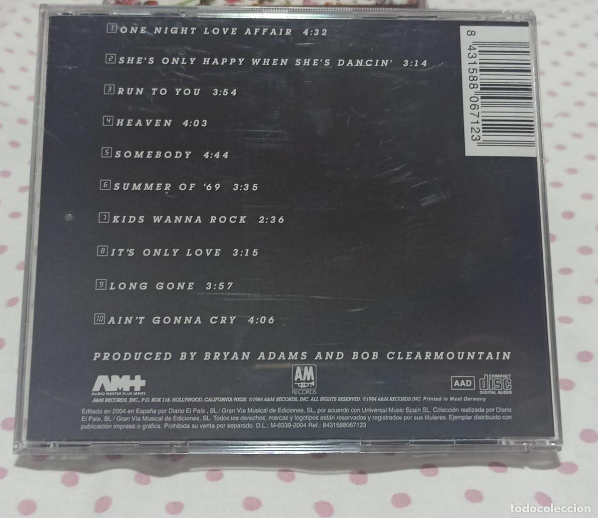 CDs de m&uacute;sica: CD Reckless - Bryan Adams - Foto 2