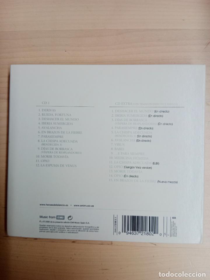 CDs de m&uacute;sica: H&Eacute;ROES DEL SILENCIO - AVALANCHA - DIGIPACK - DOBLE CD - 2006 - Foto 2