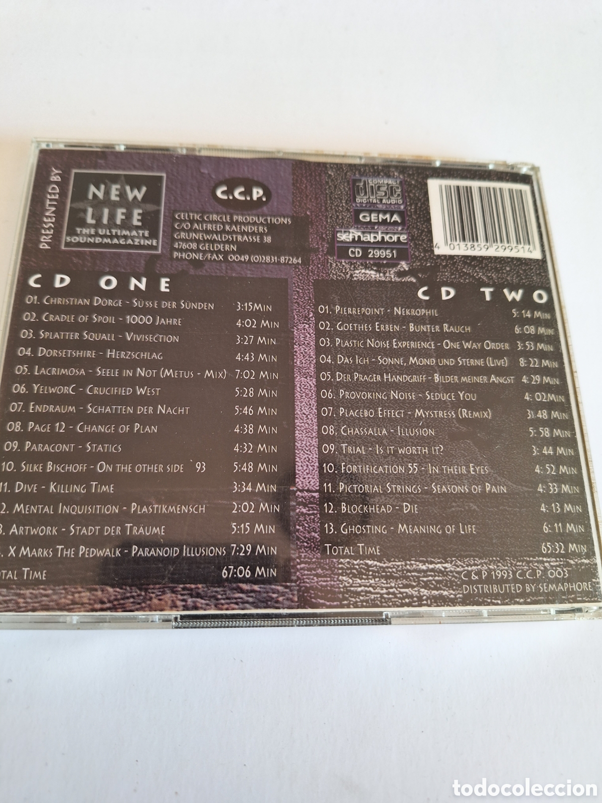 CDs de m&uacute;sica: SCD7 celtic circle sampler CD SEGUNDAMANO - Foto 2