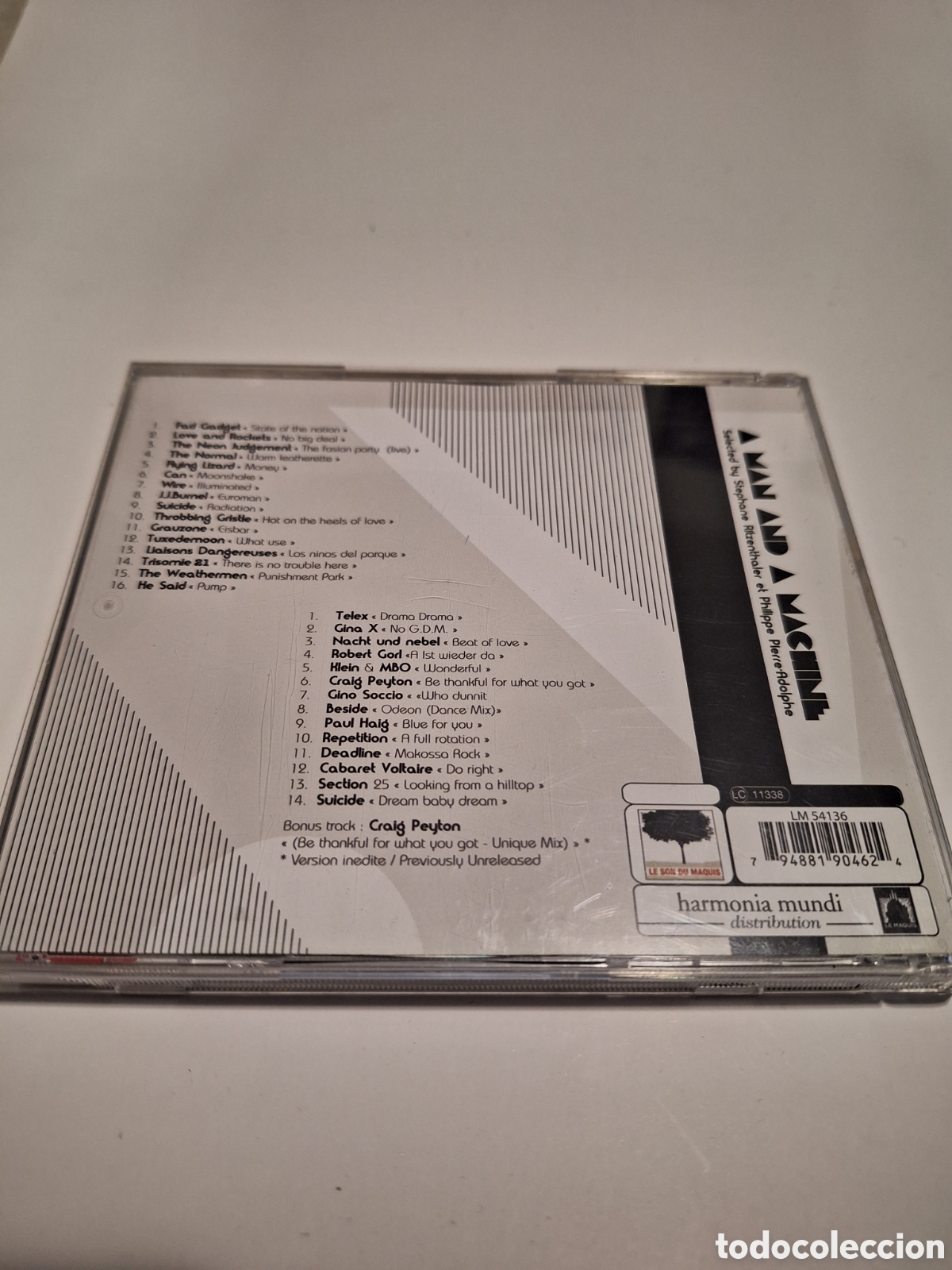 CDs de m&uacute;sica: SCD12 a man and a machine CD SEGUNDAMANO - Foto 2