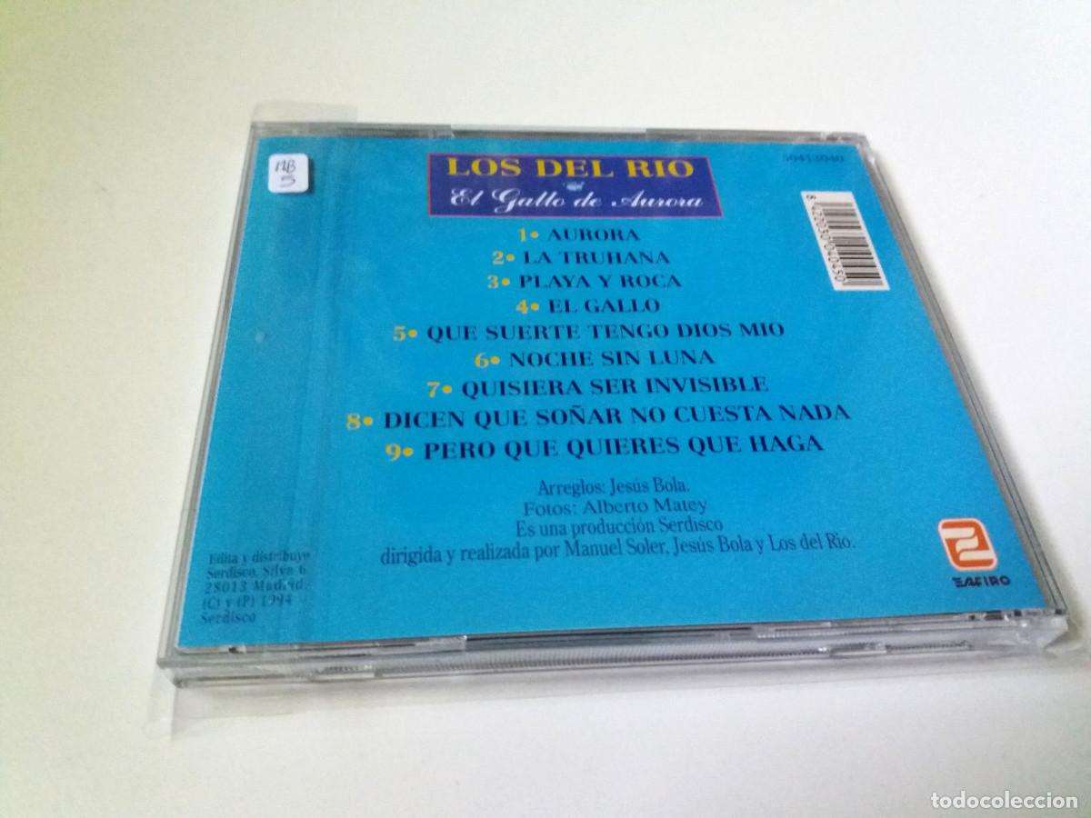 CDs de m&uacute;sica: LOS DEL RIO &rdquo;EL GALLO DE AURORA&rdquo; CD 9 TRACKS - Foto 2