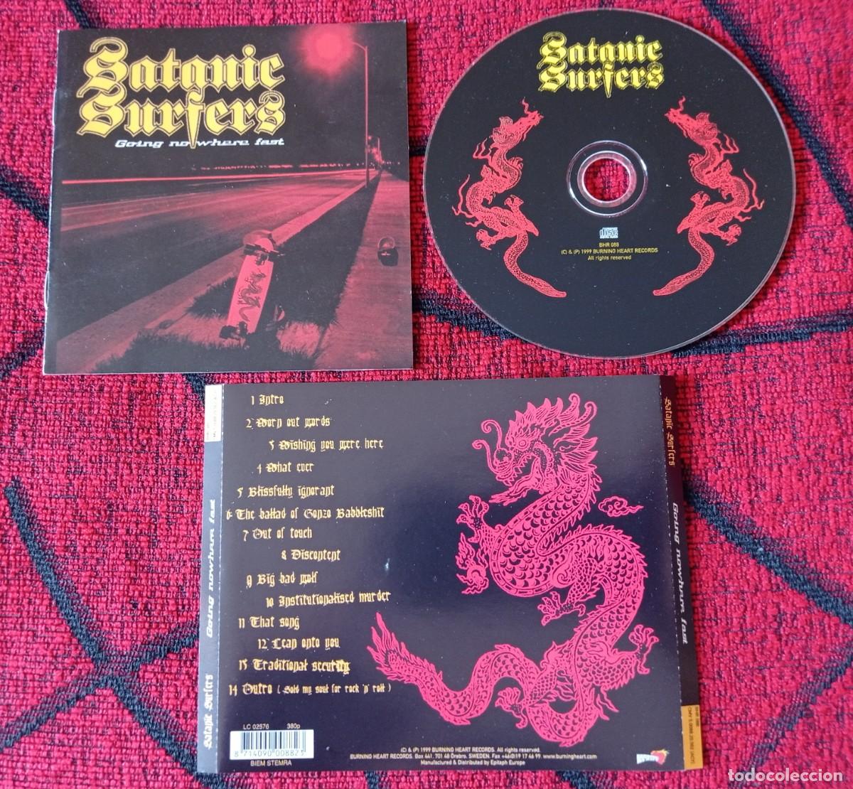 CDs de m&uacute;sica: SATANIC SURFERS ** Going Nowhere Fast ** CD ORIGINAL 1999 - Foto 1