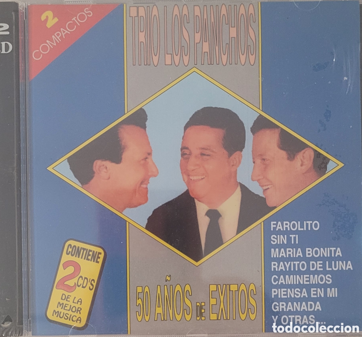 CDs de m&uacute;sica: TRIO LOS PANCHOS 50 A&Ntilde;OS DE EXITOS 2 CDS. - Foto 1