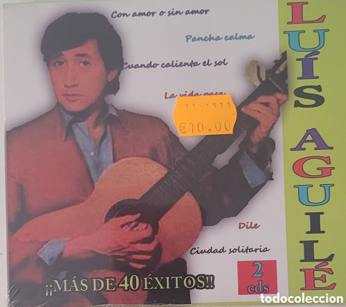 CDs de m&uacute;sica: LUIS AGUILE MAS DE 40 EXITOS 2 CDS. - Foto 1