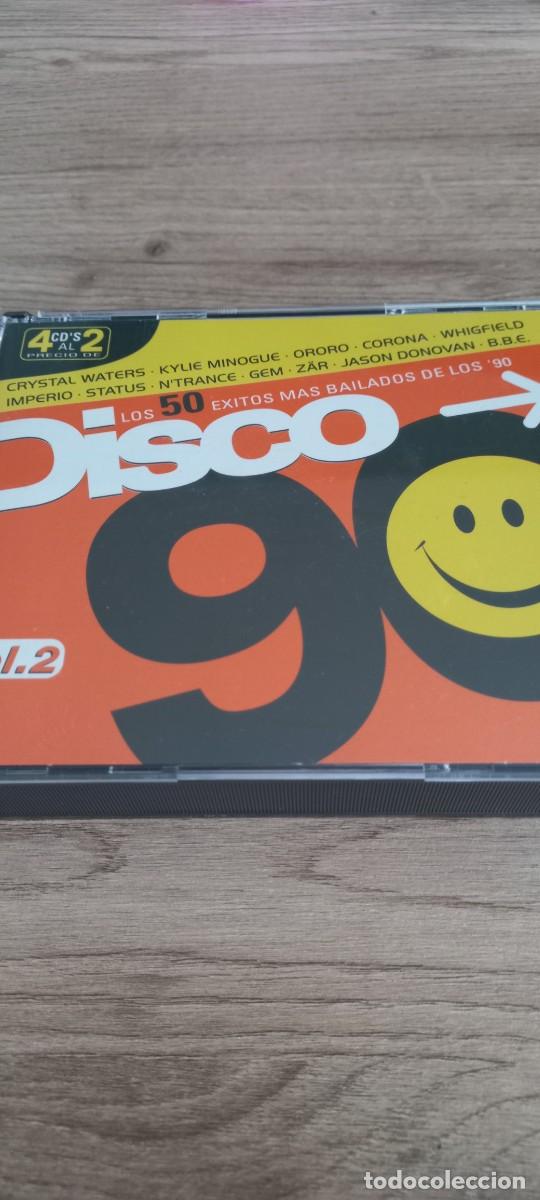 CDs de m&uacute;sica: Cd m&uacute;sica Disco 90 los 50 exitos - Foto 1