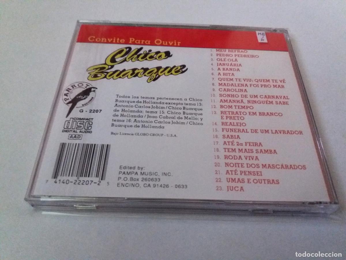 CDs de m&uacute;sica: CHICO BUARQUE &rdquo;CONVITE PARA OUVIR&rdquo; CD 23 TRACKS - Foto 2