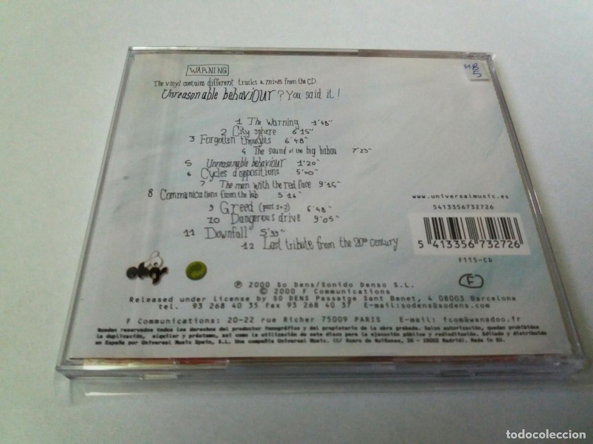 CDs de m&uacute;sica: LAURENT GARNIER &rdquo;UNREASONABLE BEHAVIOUR&rdquo; CD 12 TRACKS - Foto 2