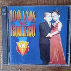 CDs de Música: 100 AÑOS DE BOLEROS - DOBLE CD - CON: LOS PANCHOS, MONCHO, DYANGO, ANA BELEN, AZUCAR MORENO, MINA...
