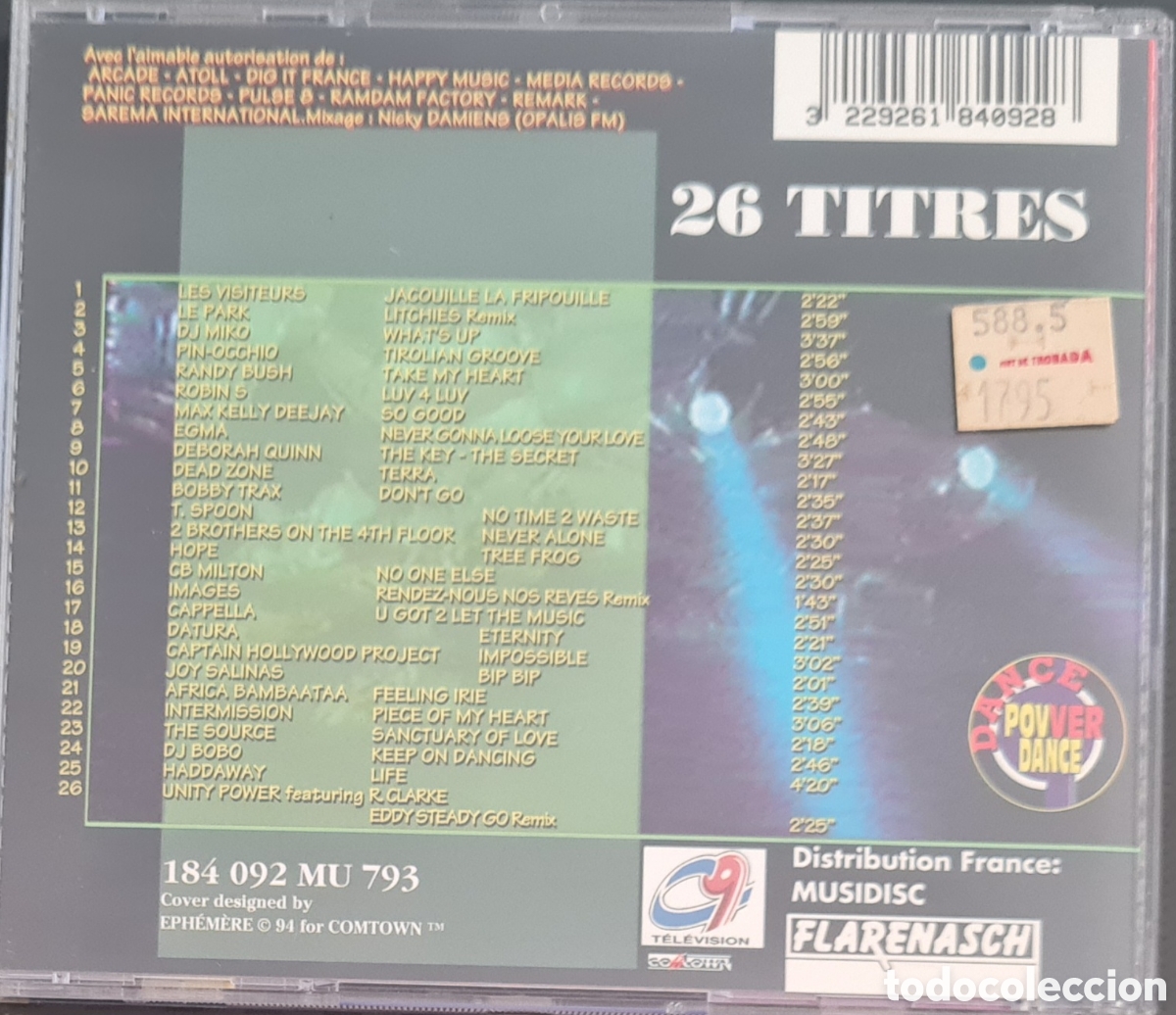 CDs de m&uacute;sica: CD - VARIOS - GENERATION DANCE VOLUME 8 - 1994 - Foto 2