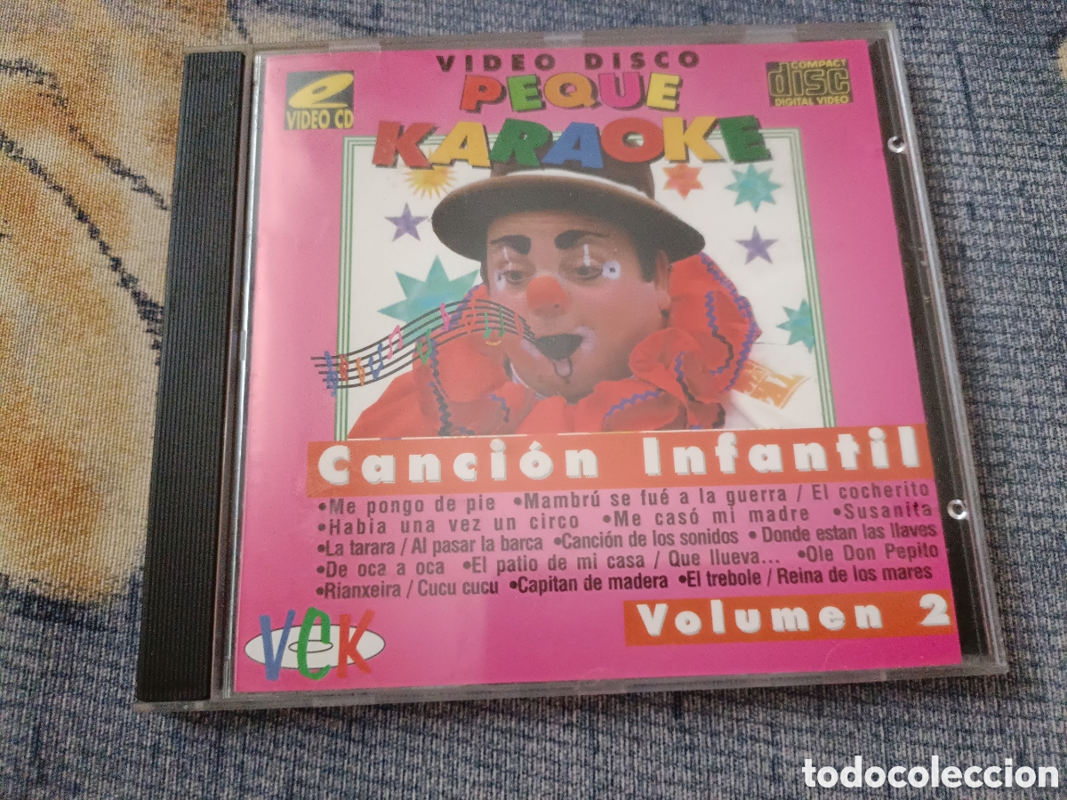 CDs de m&uacute;sica: CD Video Peque Karaoke, Canci&oacute;n Infantil. Vol. 2 -15 Temas-