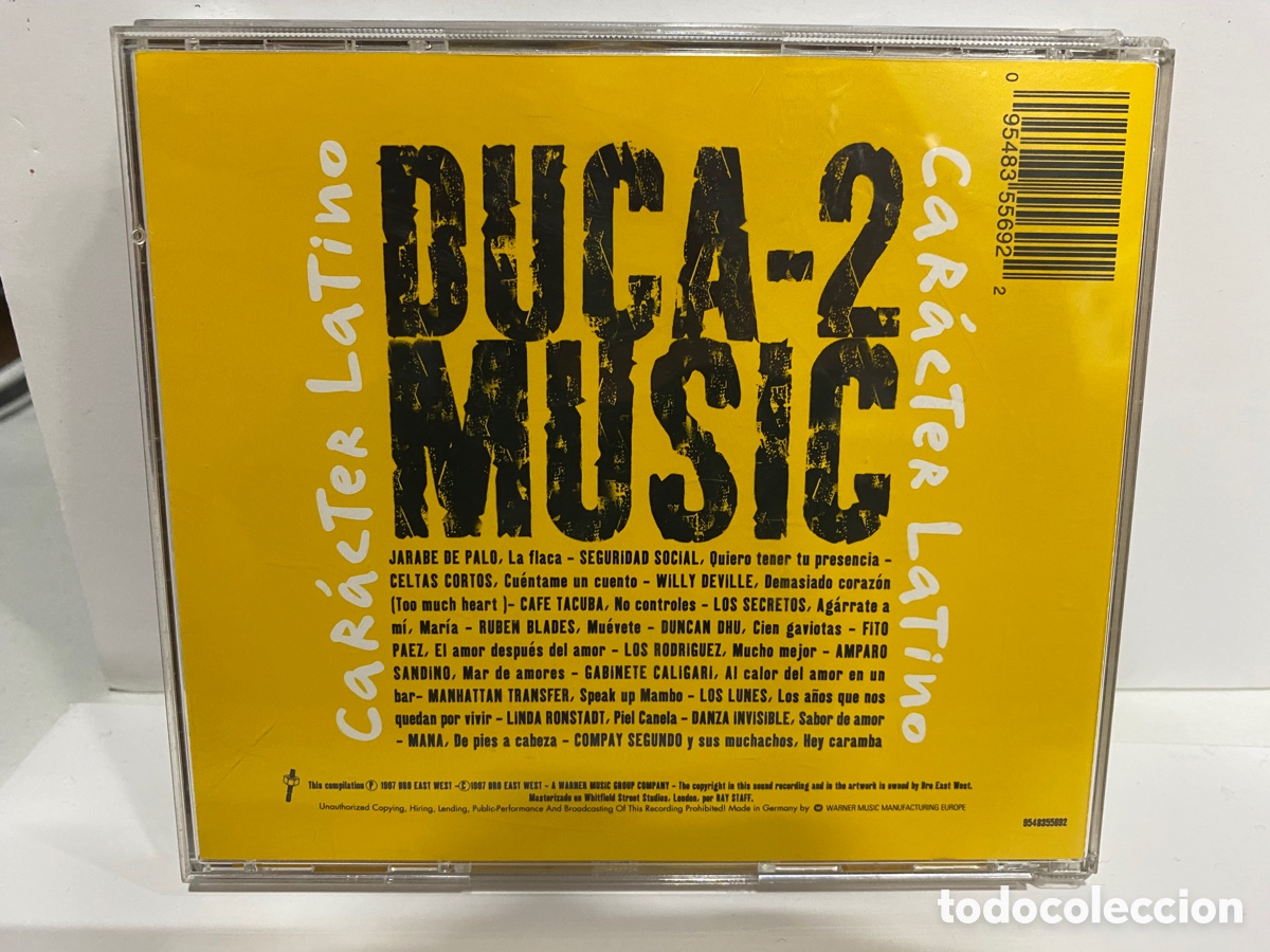 CDs de m&uacute;sica: Car&aacute;cter Latino (CD, Comp) - Foto 2