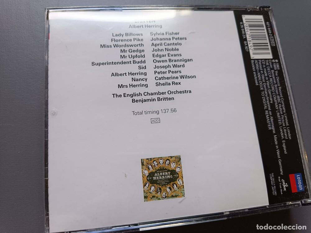 CDs de m&uacute;sica: BENJAMIN BRITTEN - ALBERT HERRING - Foto 3