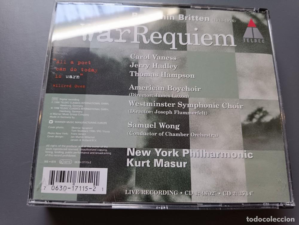 CDs de m&uacute;sica: BENJAMIN BRITTEN - WAR REQUIEM - Foto 4