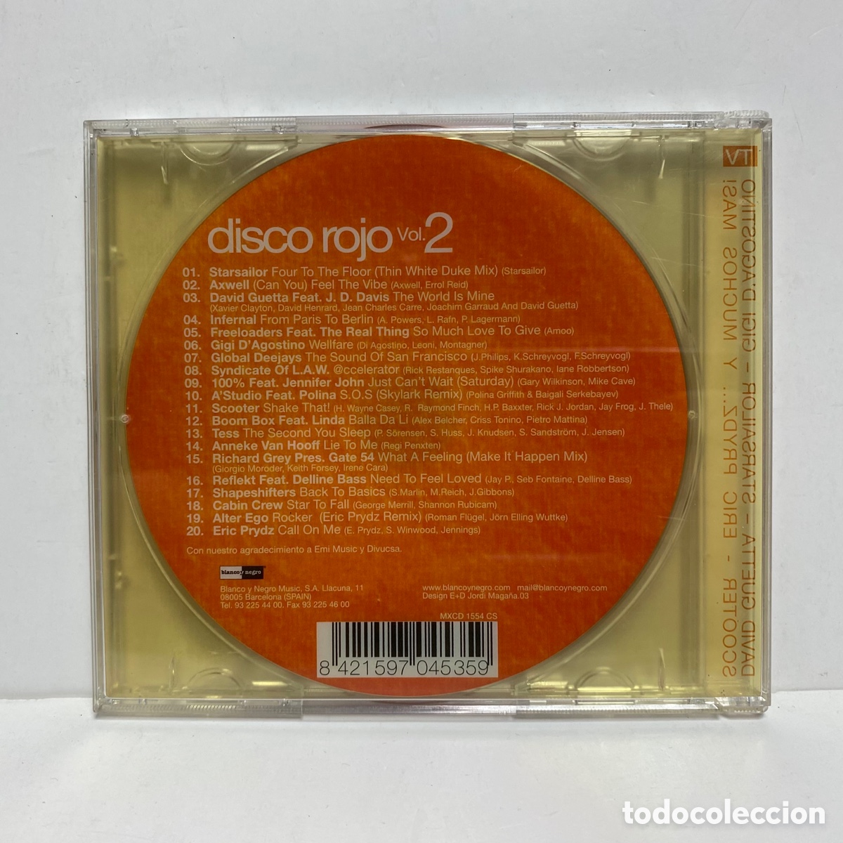 CDs de m&uacute;sica: Disco Rojo Vol. 2 (CD, Comp) - Foto 2