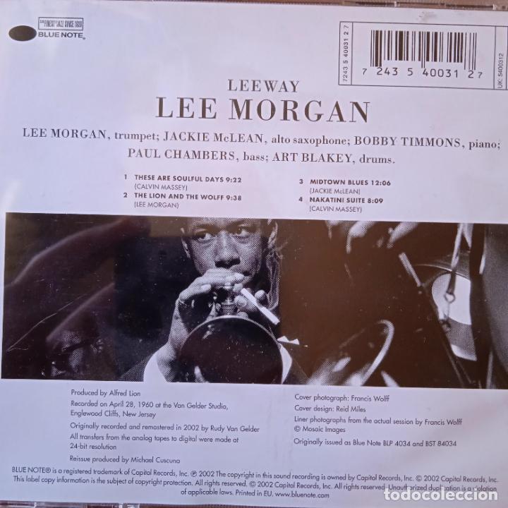 CDs de m&uacute;sica: LEE MORGAN - LEEWAY - CD BLUE NOTE. - Foto 2