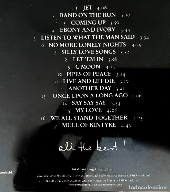 Paul McCartney: All The Best CD