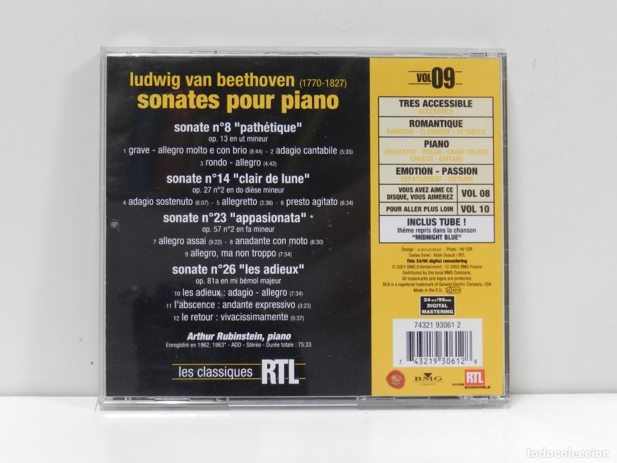 CDs de m&uacute;sica: DISCO CD. Ludwig van Beethoven &ndash; Sonates. COMPACT DISC. - Foto 2