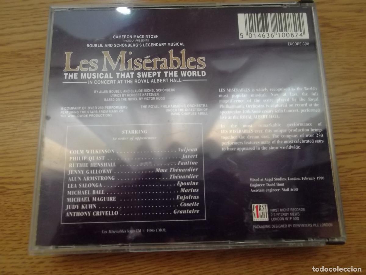 CDs de m&uacute;sica: LES MIS&Eacute;RABLES COMPACT DISC. - Foto 2