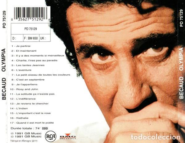 CDs de m&uacute;sica: Gilbert B&eacute;caud &ndash; Olympia - Foto 2