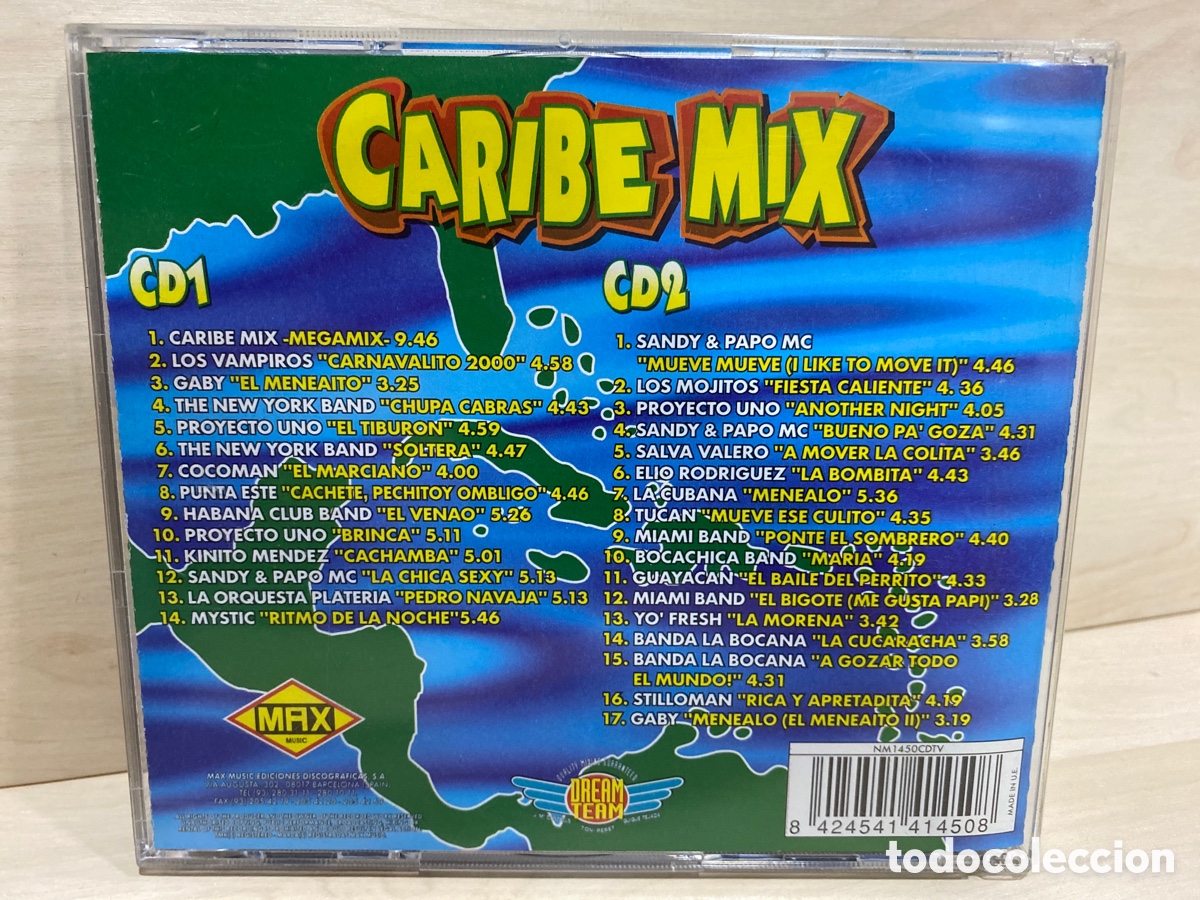 CDs de m&uacute;sica: Caribe Mix (2xCD, Comp) - Foto 2