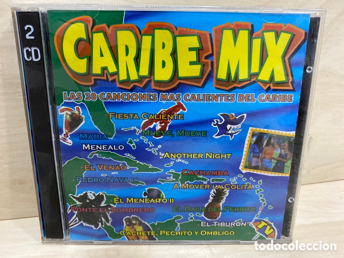 CDs de m&uacute;sica: Caribe Mix (2xCD, Comp) - Foto 1