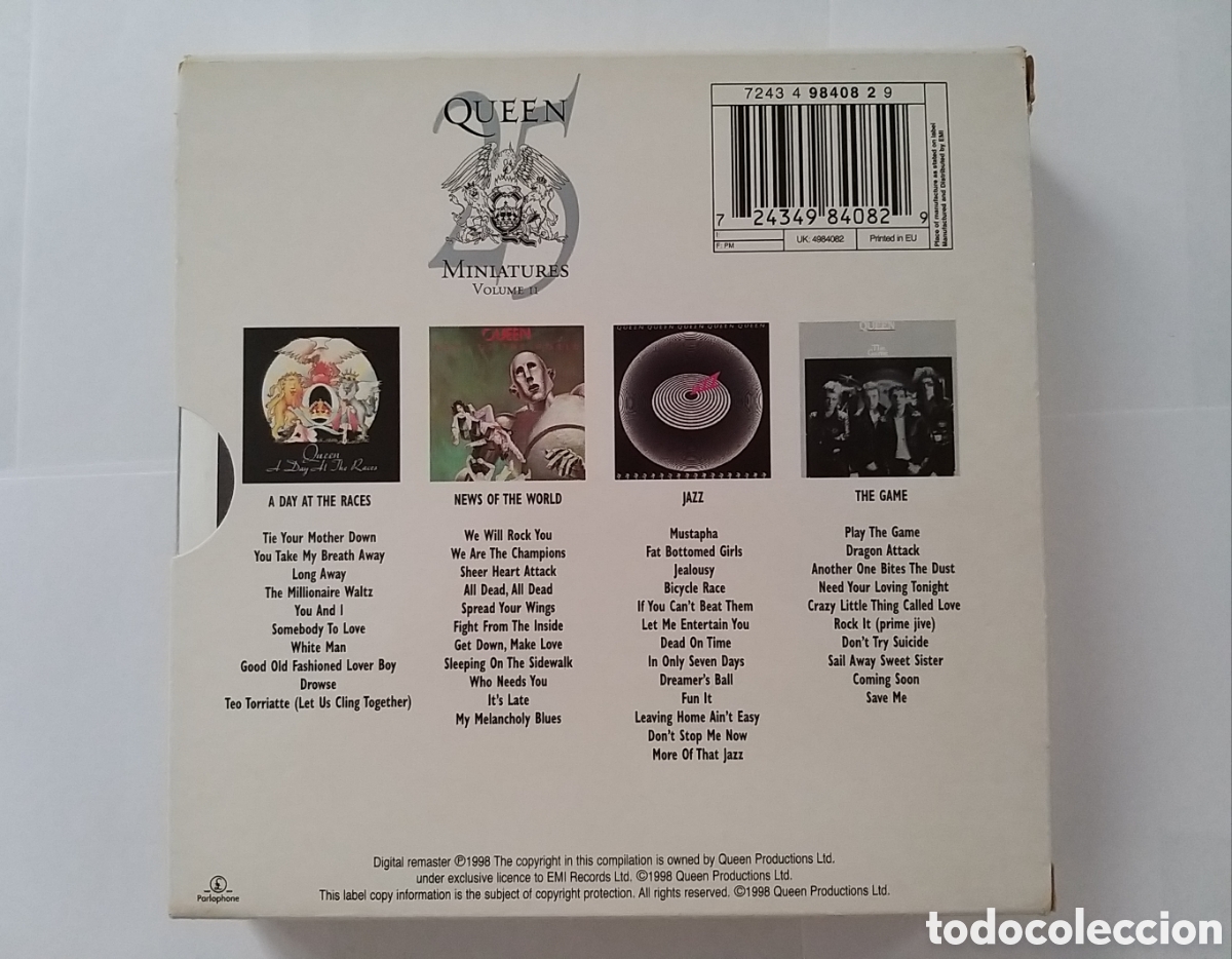 CDs de m&uacute;sica: QUEEN MINIATURES VOLUME II - Foto 2