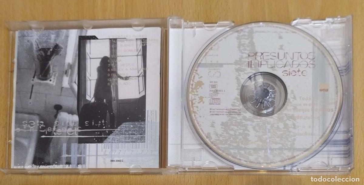 CDs de m&uacute;sica: PRESUNTOS IMPLICADOS (SIETE) CD 1997 - Foto 3