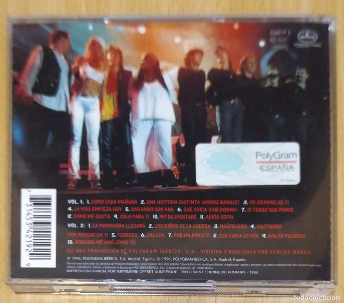 CDs de m&uacute;sica: SERGIO DALMA (EN CONCIERTO) 2 CDs 1996 - Foto 2